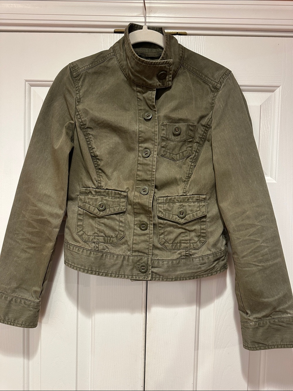 GAP Olive Green Utility Jacket ANWOT size 2
